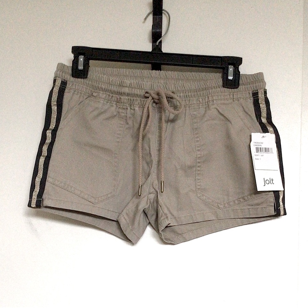 Jolt Khaki Short Shorts
